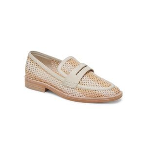 Dolce Vita Halley Ivory and Tan Loafers